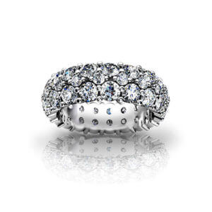 Diamond Pave Wedding Ring