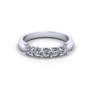 Trellis Diamond Wedding Ring