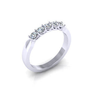 Trellis Diamond Wedding Ring