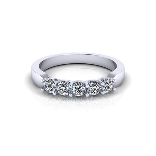 Trellis Diamond Wedding Ring - Jewelry Designs
