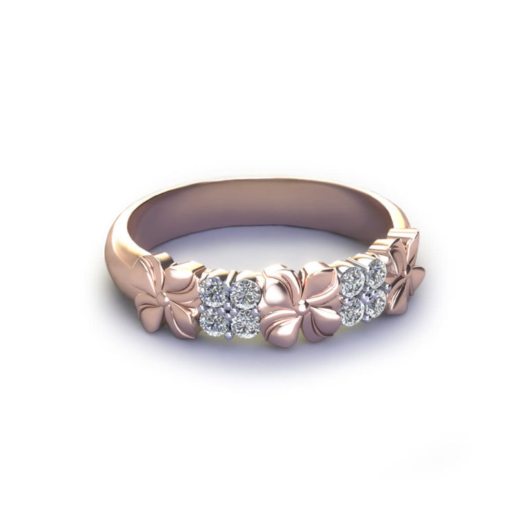 Diamond Floral Wedding Ring Jewelry Designs