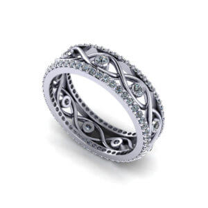 Infinity Eternity Wedding Ring