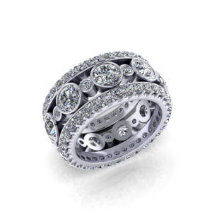 Diamond Bezel Eternity Ring