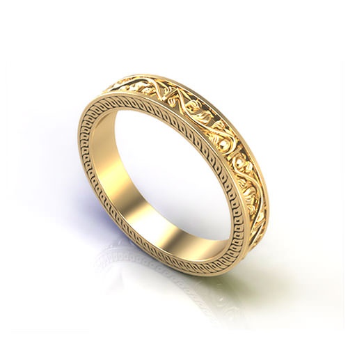 Vine Wedding Ring - Jewelry Designs
