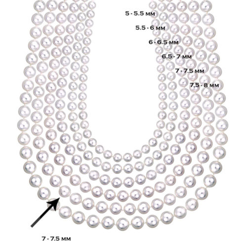 7.5mm Pearl Necklace