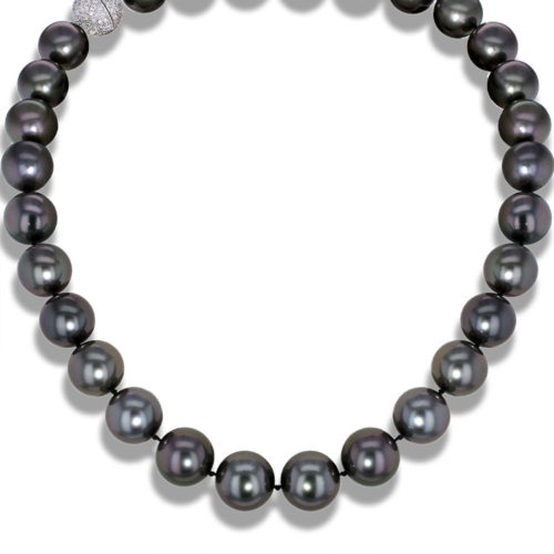 Black Tahitian Pearl Necklace