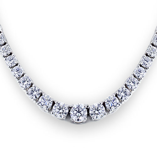 Diamond Tennis Necklace - Jewelry Designs