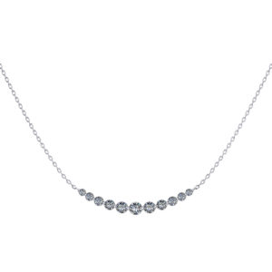 Diamond Crescent Bib Necklace