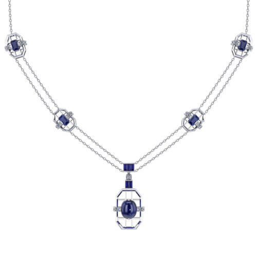 Artisan Sapphire Necklace