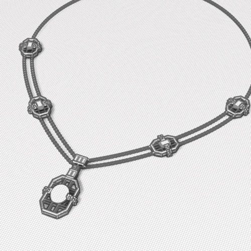 Artisan Sapphire Necklace