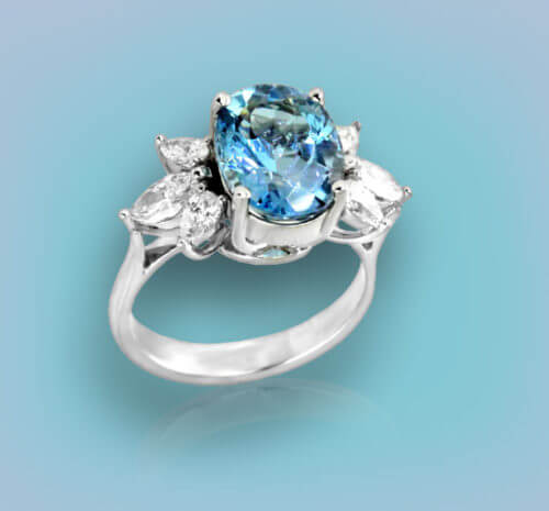 Aquamarine Rings - Jewelry Designs