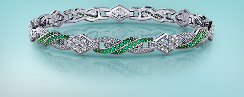 Emerald Bracelets