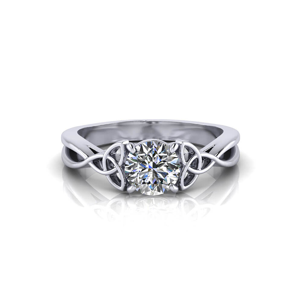 Aanval Wees tevreden Dhr Celtic Knot Engagement Ring - Jewelry Designs