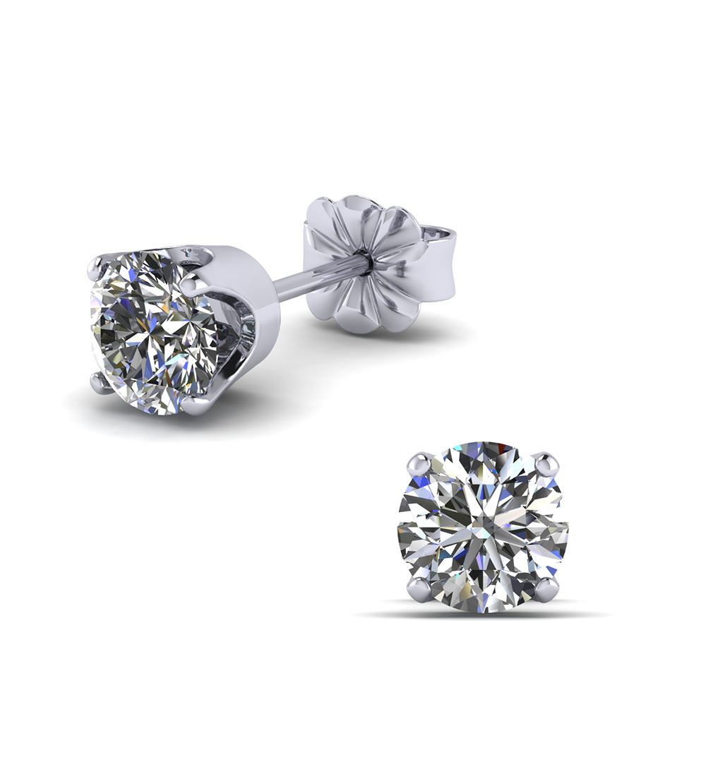 Diamond Stud Earrings