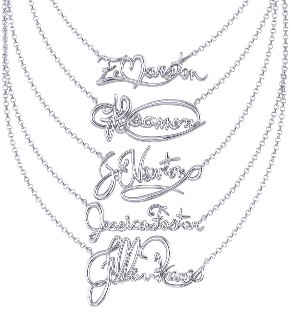 Name Necklace Jewelry Designs