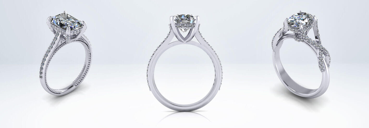 Hidden Feature Engagement Rings Hidden Halo Engagement Rings Archives - Jewelry Designs