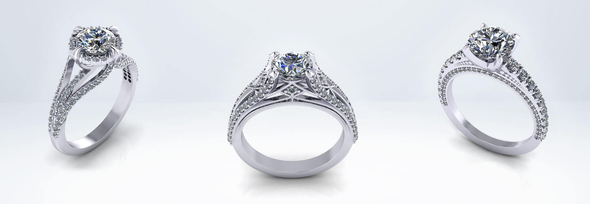 Round Engagement Rings - Jewelry Designs - Product