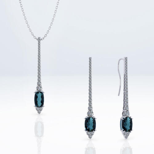 Blue-Green-Tourmaline-Jewelry-Set