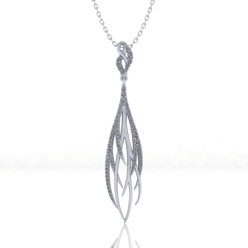 Feather-Diamond-Necklace