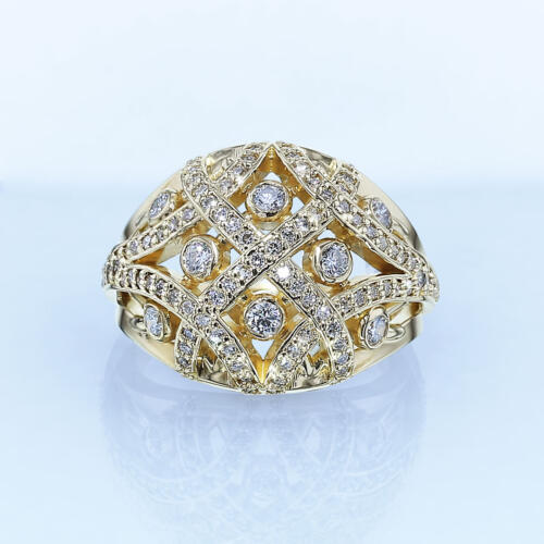 Interwoven-Diamond-Ring