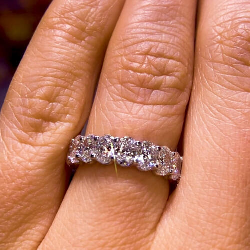 Oval-Eternity-Band