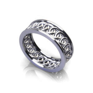 Interlocking Circle Wedding Ring