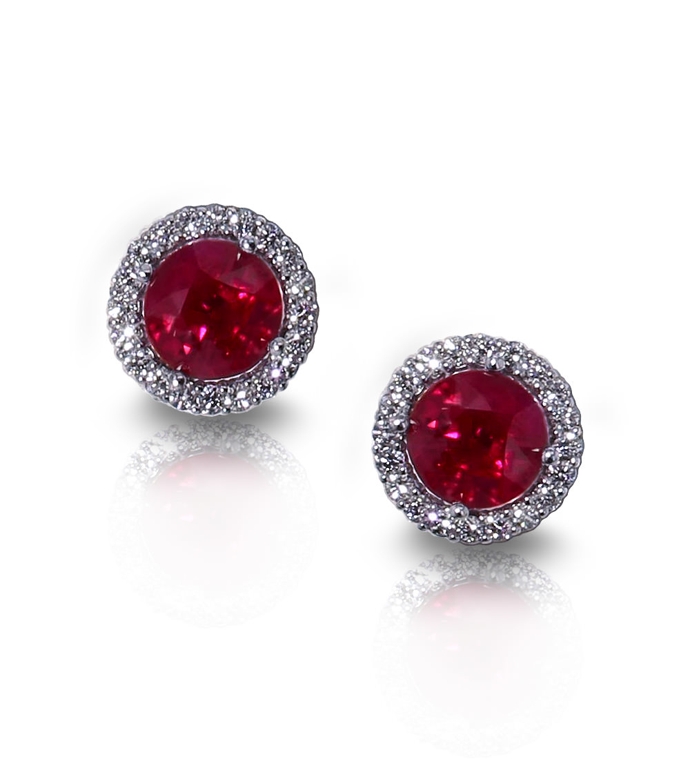 Ruby Earrings